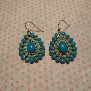 Blue & Green Turquoise earrings